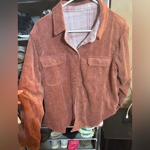 Large Corduroy Shacket. Brand New